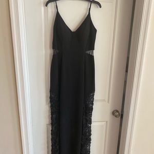 Super fun and feminine peekaboo gown